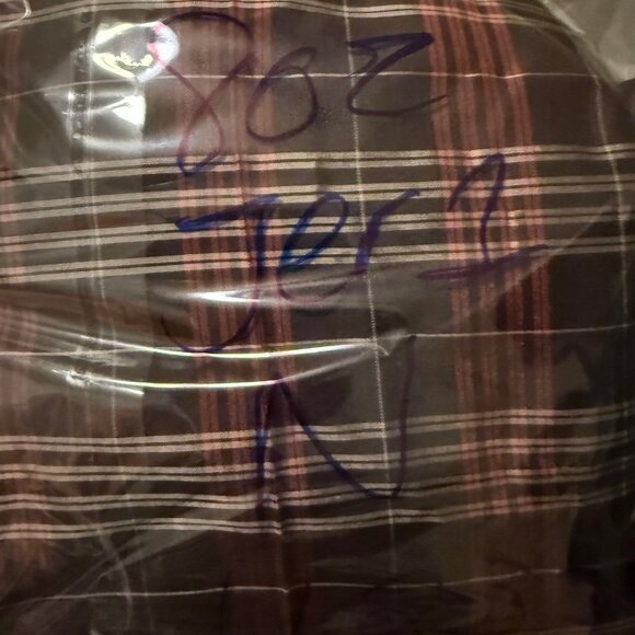 VTG Style & Co. Collection Womens Plaid 100% Silk lined trouser Pants14 Holiday - Picture 11 of 11